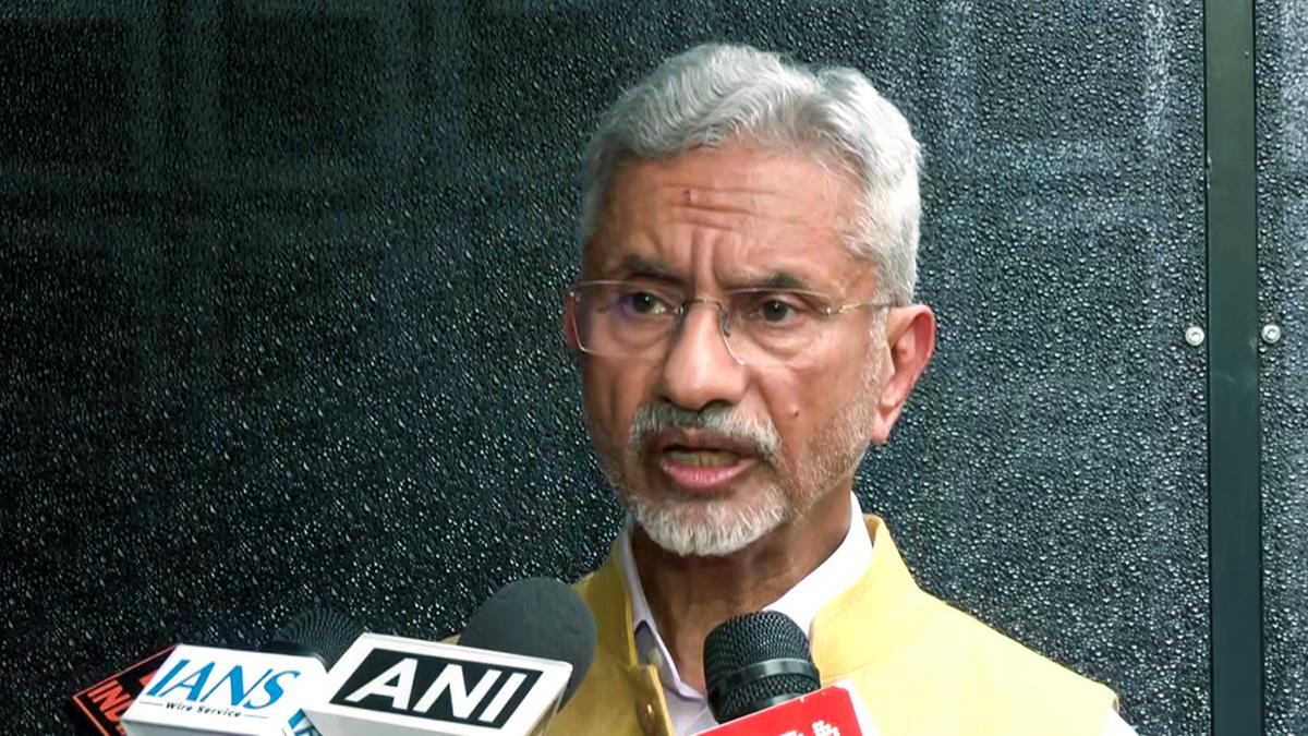 External Affairs Minister S. Jaishankar in a recent image. | Photo Credit: ANI