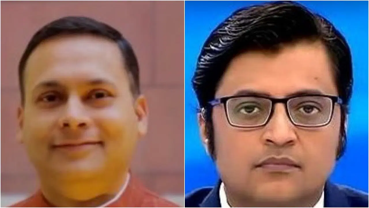 BJP IT cell chief Amit Malviya, journalist Arnab Goswami |. Photo Credit: Deccan Herald