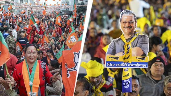 BJP Spent ₹57.65 Crore vs AAP’s ₹14.51 Crore in Delhi Polls, EC Data Reveals