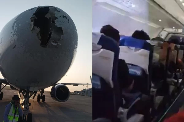 Turbulence Hits IndiGo Flight, Causes Panic and Aircraft Damage | Photo Credit: NDTV News