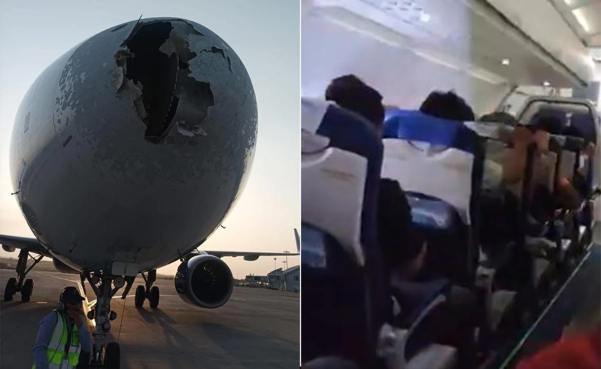 Turbulence Hits IndiGo Flight, Causes Panic and Aircraft Damage | Photo Credit: NDTV News